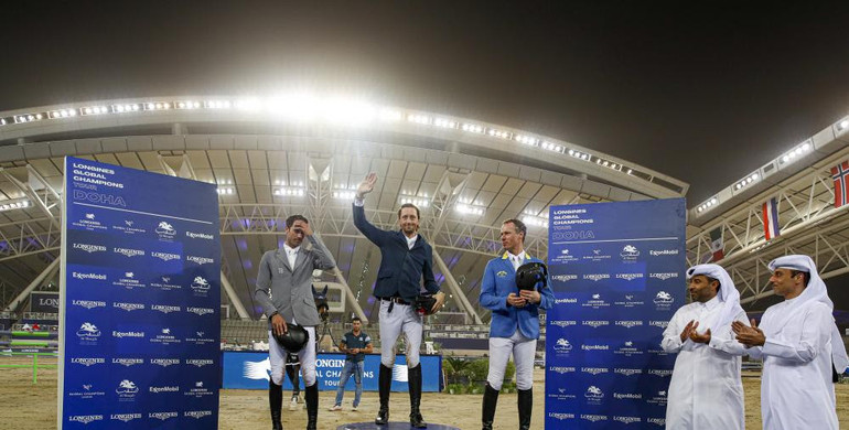 Fuchs flies to victory in electric 1.55m jump-off class at Longines Global Champions Tour