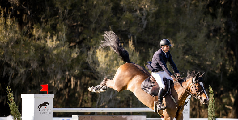 Santiago Lambre and Comtess win the Live Oak International CSI4*-W Longines Grand Prix qualifier