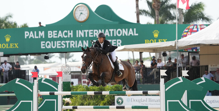 Farrington finishes first in $75,000 Adequan® WEF Challenge Cup round IX CSI5*