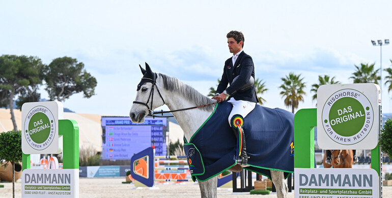 Victor Bettendorf best in the CSI2* Grand Prix presented by Trofeo Dammann Reitplatz- u. Sportplatzbau GmbH at Spring MET III 2022