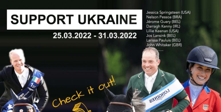 Top riders and brands support Ukraine with charity auction