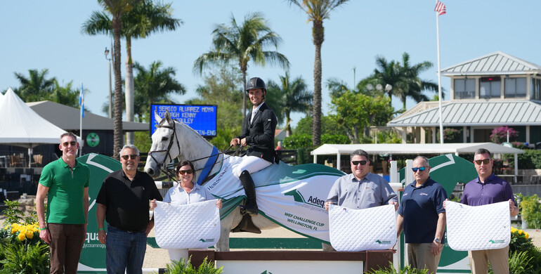 Moya and Malibu de Muze master $50,000 Adequan® WEF Challenge Cup round XI