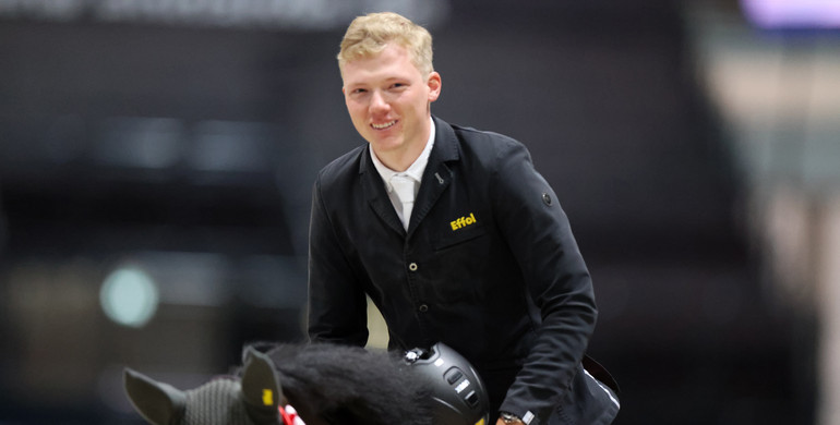 Philipp Schulze Topphoff takes the win in Thursday's CSI3* 1.45m in Leipzig