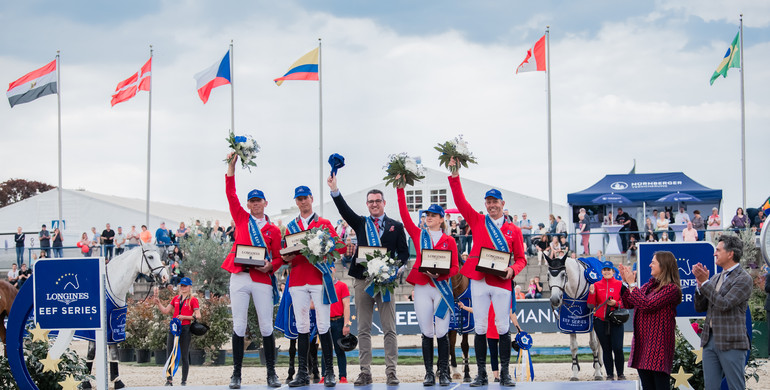 Longines EEF Series kicks off with a Swiss win in Mannheim