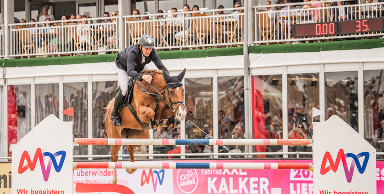 Andre Thieme and DSP Chakaria with a home win in the CSIO3* 1.60m Die Badenia Grand Prix of MVV