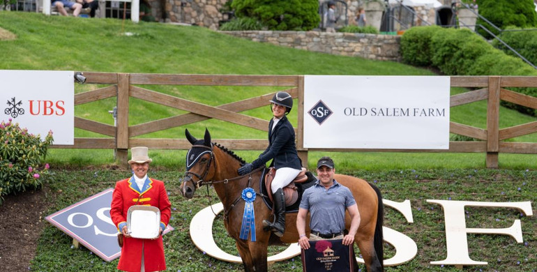 Adrienne Sternlicht takes top honors in the $37,000 FEI 1.45m Jump-off at 2022 Old Salem Farm Spring Horse Shows