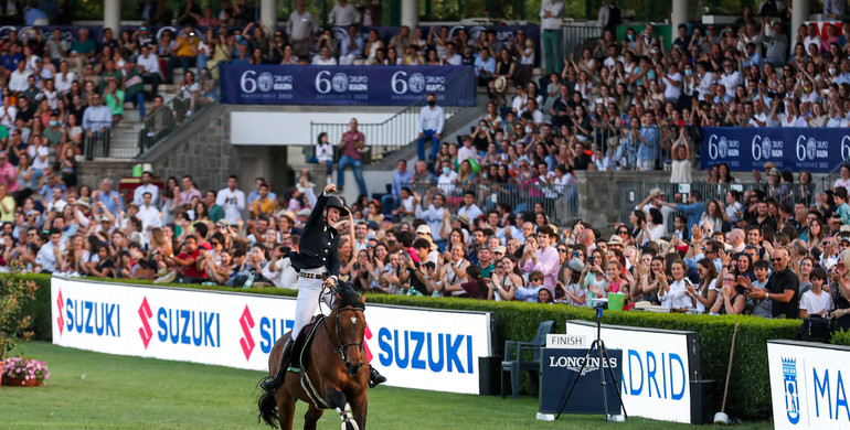 Dreams come true as Sanne Thijssen inspires next generation with sensational win in Longines Global Champions Tour Grand Prix of Madrid
