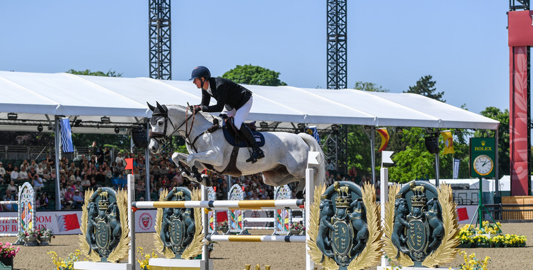 Victory for Verlooy in the Falcon Stakes at Royal Windsor Horse Show