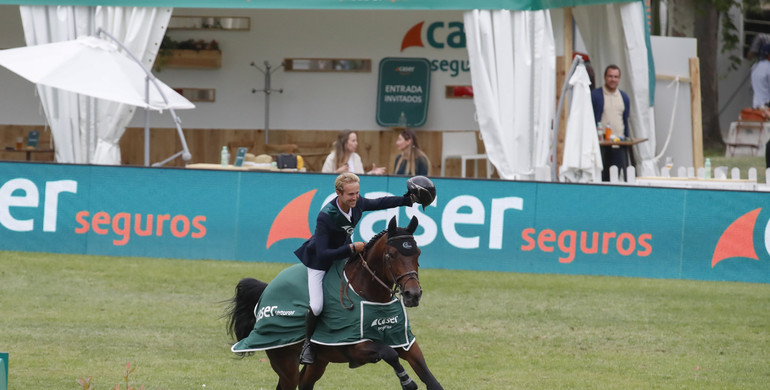 Young talent unstoppable as Gilles Thomas takes Copa S.M. El Rey - Trofeo Caser Seguros Trophy win at Longines Global Champions Tour of Madrid