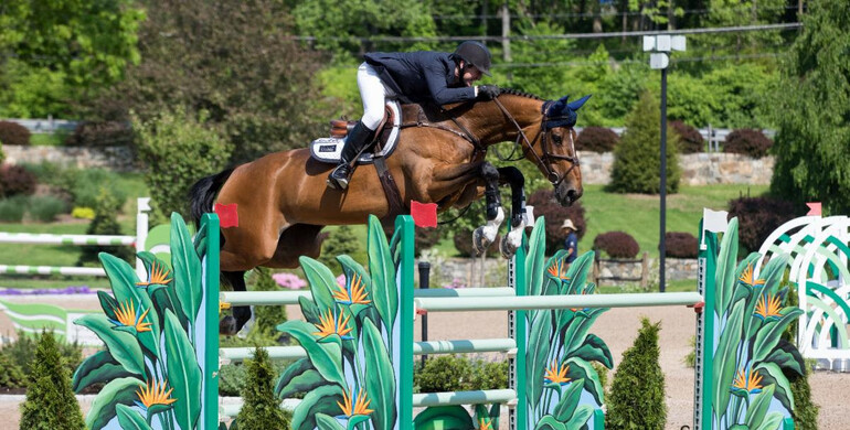 McLain Ward defends his title in the $200,000 Empire State Grand Prix presented by Old Salem Farm and The Kincade Group at the 2022 Old Salem Farm Spring Horse Shows