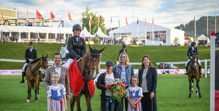 Home win for Barbara Schnieper and Escoffier in the 1.50m Prize Suttero as CSIO5* St. Gallen kicks off