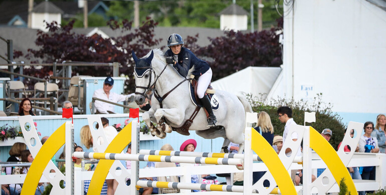 Jessica Mendoza and Dublin top $37,000 Devon Speed Derby CSI4* for second Devon blue of the week