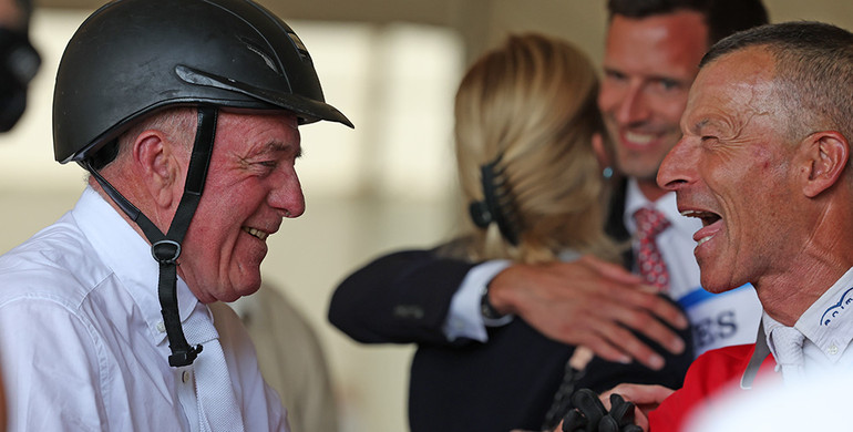 Swiss celebration in the Longines FEI Jumping Nations Cup™ of St. Gallen
