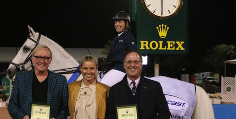 Meredith Michaels-Beerbaum and Fibonacci 17 win Suncast® CSI 5* Grand Prix at the 2015 WEF