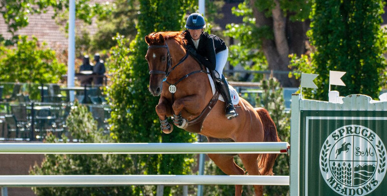 Katie Laurie and Cera Caruso with a win for Australia at Spruce Meadows Founders' Classic CSI3*