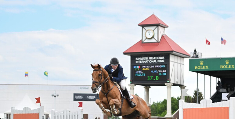 Patricio Pasquel and Babel best in the CSI5* PwC Cup at Spruce Meadows