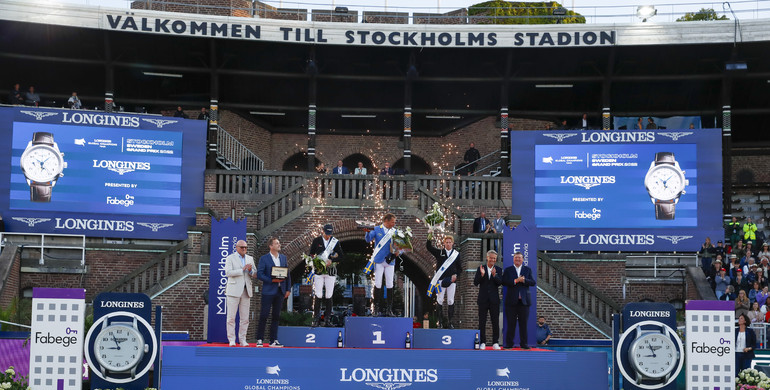 Ahlmann tops legendary jump-off in Longines Global Champions Tour Grand Prix of Stockholm presented by Fabege