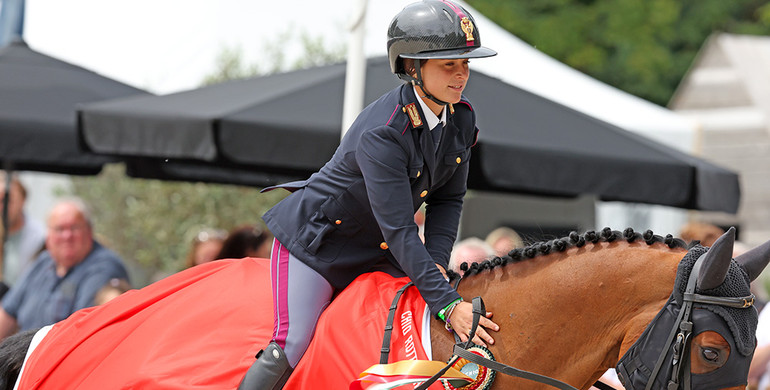 Francesca Ciriesi and Chacco's Boy top the CSIO5* 1.45m HbR Prize at CHIO Rotterdam