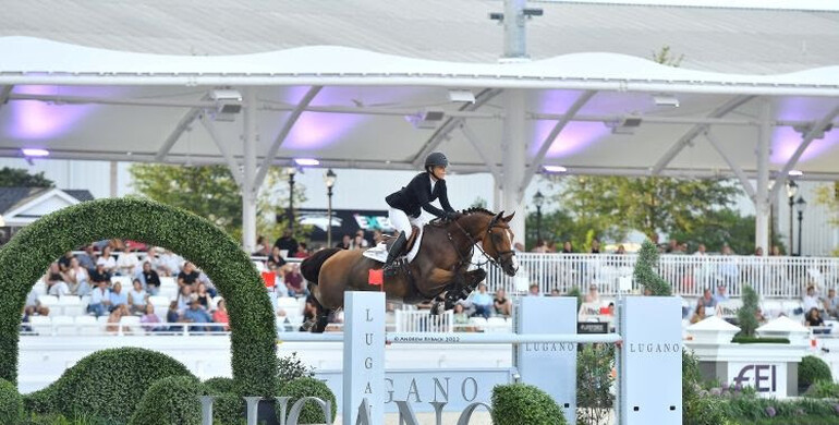 Lauren Balcomb dazzles in the $140,000 Lugano Diamon﻿ds Grand Prix CSI3* aboard Verdini D'Houtveld Z