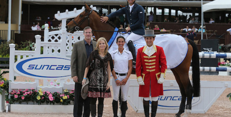 Kent Farrington and Waomi top $85,000 Suncast® 1.50m Championship Jumper Classic at the 2015 WEF