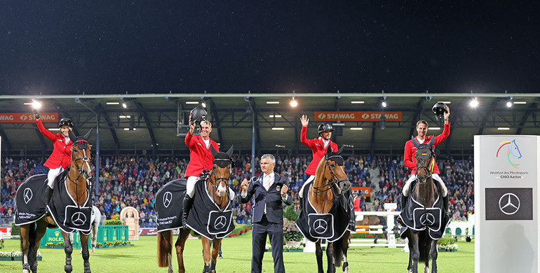 Home win for Germany in the €1.000.000 Mercedes-Benz Nations Cup at CHIO Aachen
