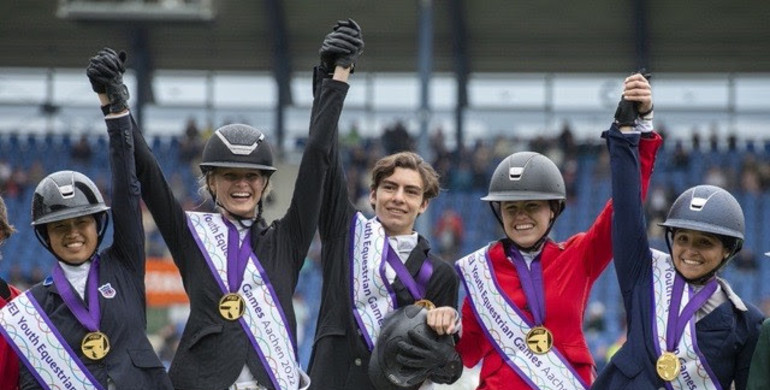 FEI Youth Equestrian Games 2022: Team North America take gold