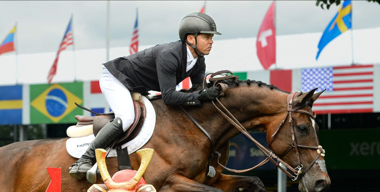 Farrington and Orafina win the Canadian Utilities Cup at Spruce Meadows 'Pan American'