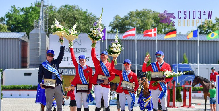 Germany wins the Longines EEF Series semi-final in Budapest