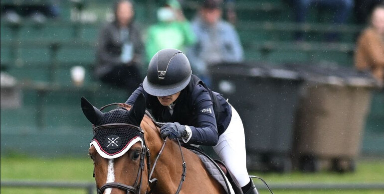 Giavanna Rinaldi and Cosmona win the 'Pan American' Grand Prix, presented by Rolex