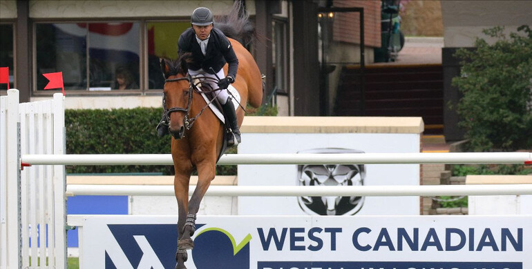Kent Farrington and Chato Lou win the West Canadian CSI2* Grand Prix