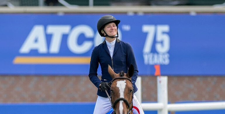 Hilary McNerney and Astilbe win the CSI5* 1.50m ATCO Cup at Spruce Meadows