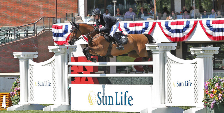 Sam Walker youngest winner of the Sun Life Derby at Spruce Meadows