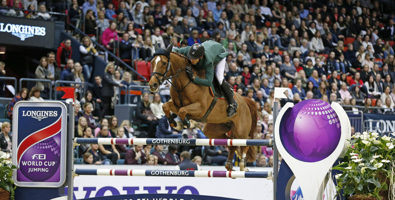 Steve Guerdat steals the win in the Longines FEI World Cup in Gothenburg