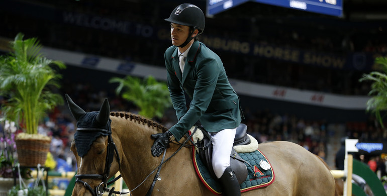 Order-to-go for the first round of the Longines FEI World Cup Final