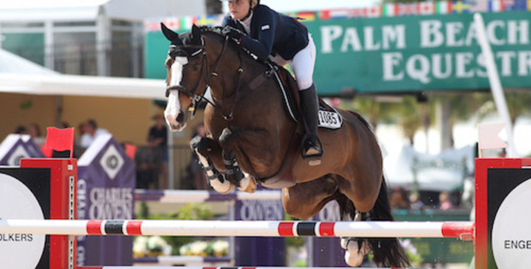 Paris Sellon and Belle win 1.45m speed at the 2015 WEF