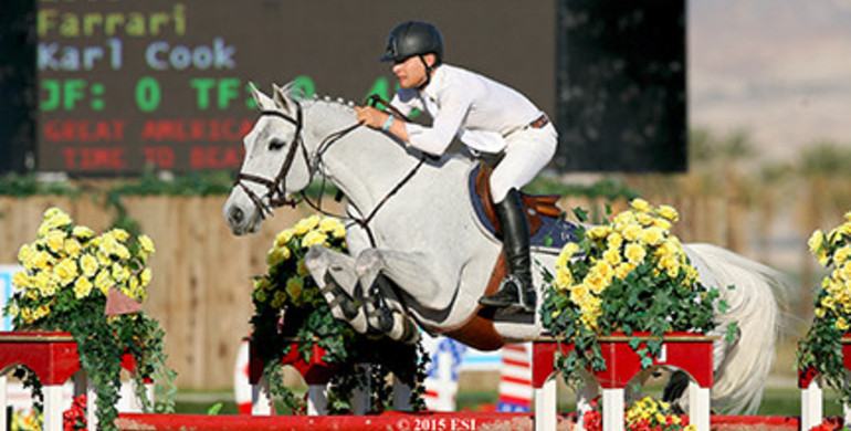 Karl Cook and Farrari win SmartPak Grand Prix at HITS Thermal