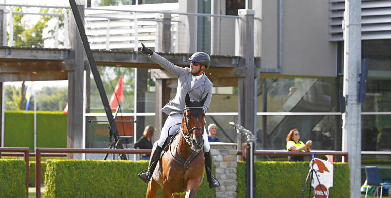 Third CSI5* Grand Prix win in past six months for Philipp Weishaupt and Coby as they dominate at Tops International Arena