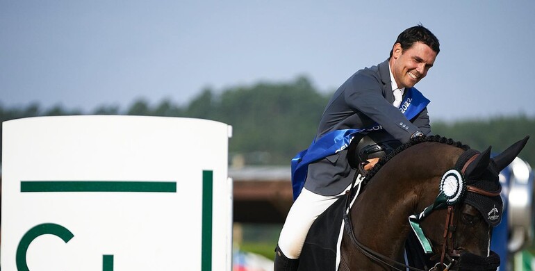 Sergio Alvarez Moya and Alamo with a home win in the CSI4* 1.60m Casas Novas Grand Prix