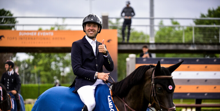 Delestre and Dexter Fontenis Z dazzle in CSI4* Grand Prix at Tops International Arena
