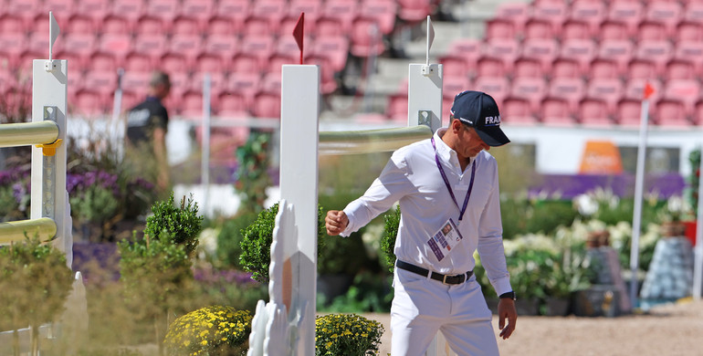Course walk scenes at the Agria FEI Jumping World Championship