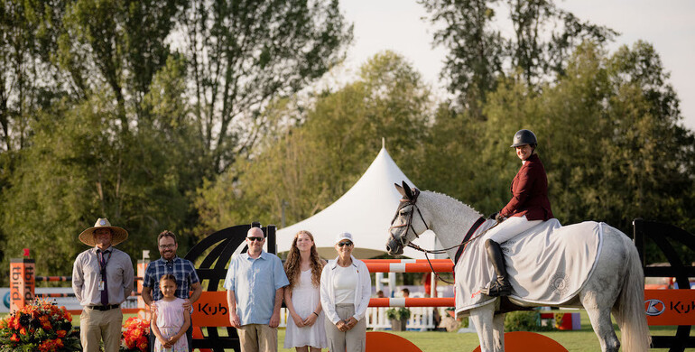 Shauna Cook wins the CSI3* Kubota Canada Winning Round