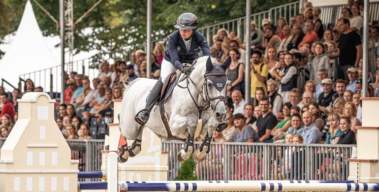 Sophie Hinners and Churchill 48 open with a home win in Münster