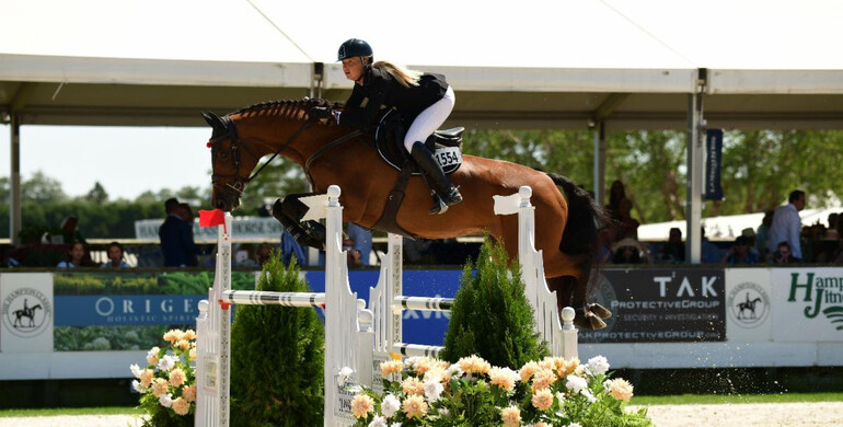 Kristen Vanderveen takes top honors in Thursday’s $37,000 Hampton Classic Speed Stake CSI5* at the 2022 Hampton Classic Horse Show