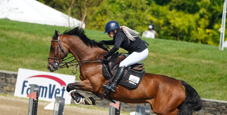 Israel’s Ashlee Bond and Donatello 141 dash to $138,600 Saugerties Jumper Classic CSI5* victory at HITS Saugerties