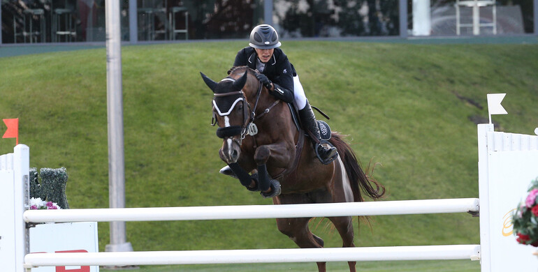 Natalie Dean wins the CSI3* Enbridge Grand Prix at Spruce Meadows