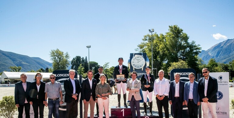 Bryan Balsiger and Dubai du Bois Pinchet best in the CSI4* 1.55m Longines Grand Prix of Ascona presented by Banca Stato