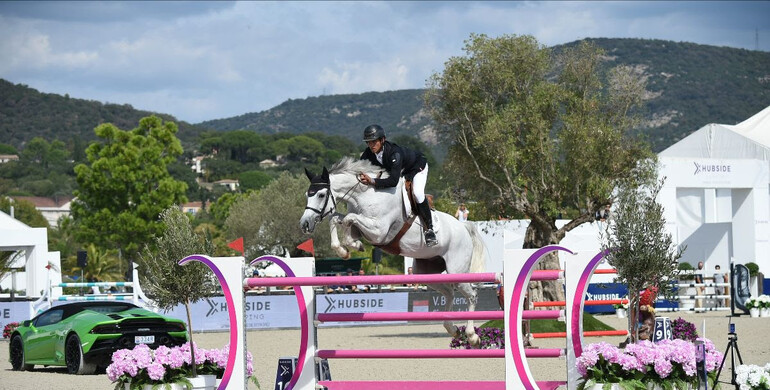 Victor Bettendorf and Simolo de La Roque Z take the victory in the CSI5* 1.55m Grand Prix qualifier at Hubside Jumping Grimaud