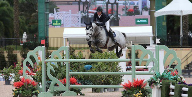 Darragh Kenny and Dirocco B; Sarah Scheiring and Eros SCF win Adequan® Young Jumper Classics