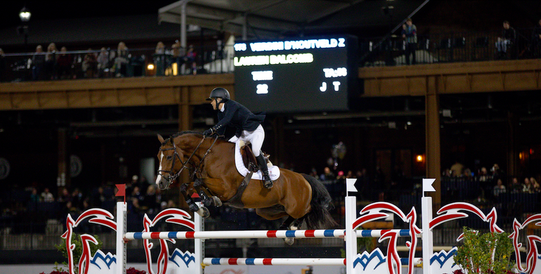 Lauren Balcomb and Verdini D’Houtveld Z clinch the win in the $75,000 John Deere Greenville Turf & Tractor Grand Prix CSI 2*