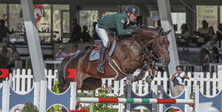 El Ghali Boukaa and A Kyss with a popular home win in Friday's CSIO4*-W 1.50m World Cup Prix in Rabat